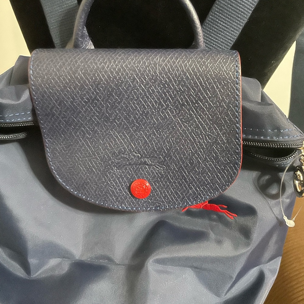 Longchamp Navy Blue Backpack - Picture 2 of 5